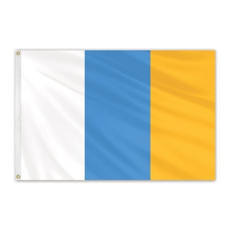 Canary Islands Outdoor Nylon Flag 6'x10 -  GLOBAL FLAGS UNLIMITED, 203378